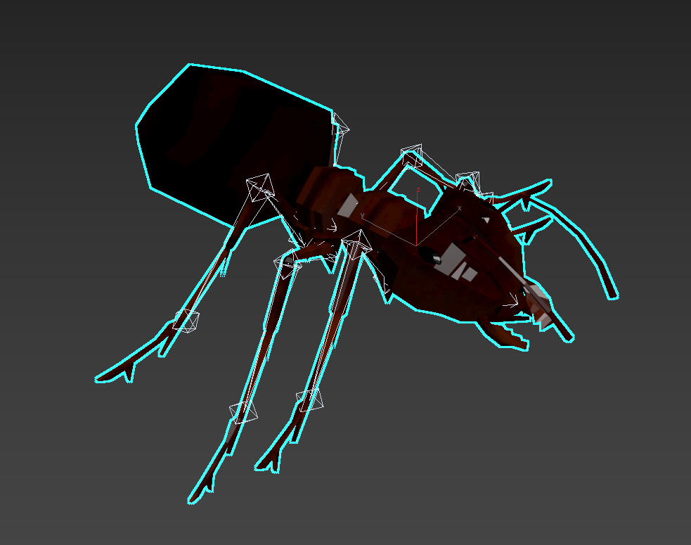 Low Poly Ant Model